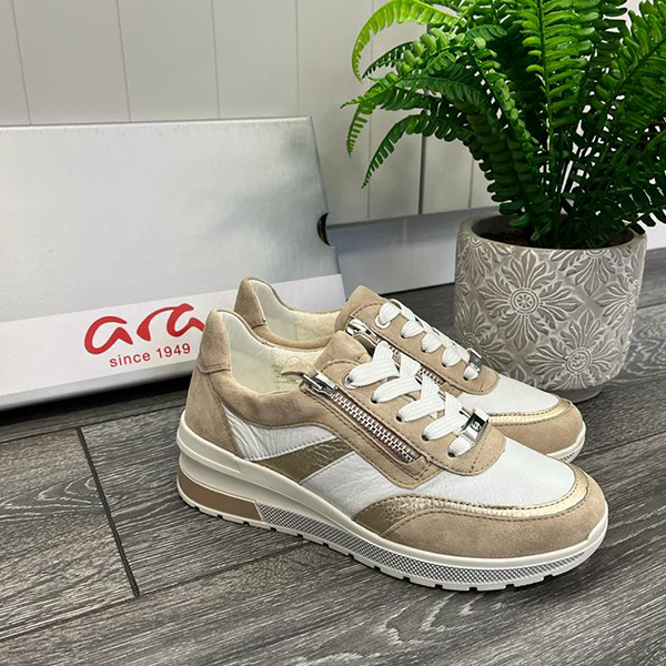 ara white trainers