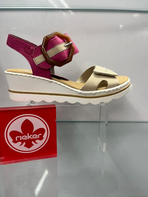 Rieker Pink Beige Sandal